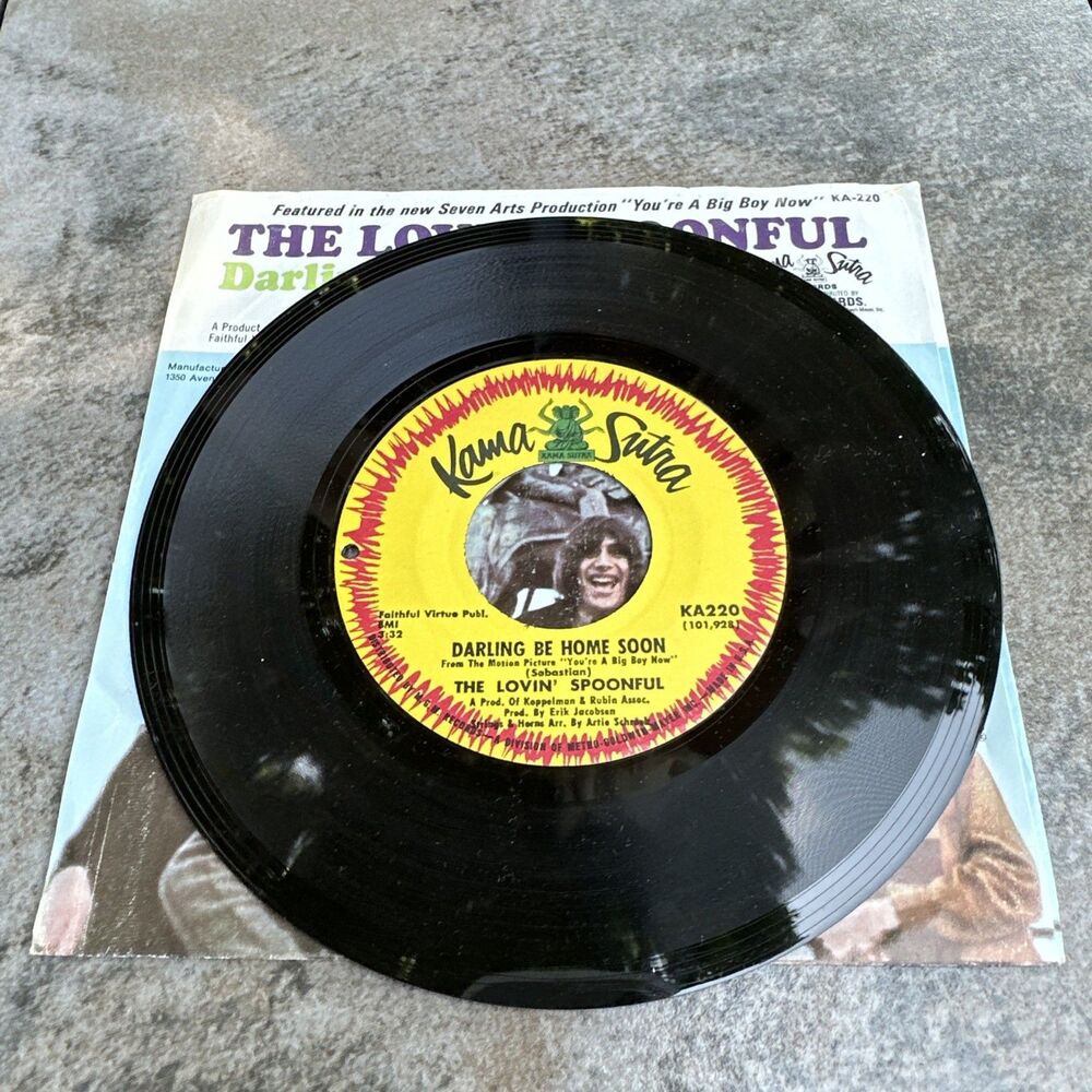 The Lovin’ Spoonful 45 “Darlin’‎ Companion” “Darling Be Home Soon”